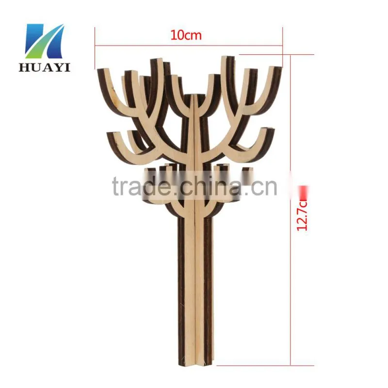 MP001 Perfume Glass Bottle Laser Engraving Long flat Wood Stick