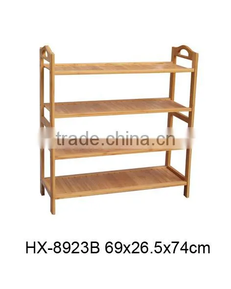 2016 New design bamboo storage shelf /customized high end bamboo corner shelf /modern bamboo shelf
