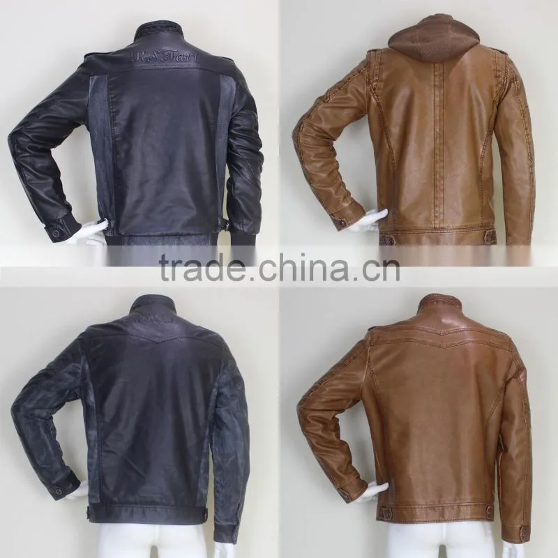 Kawasaki Custom PU Leather Motorcycle Jackets