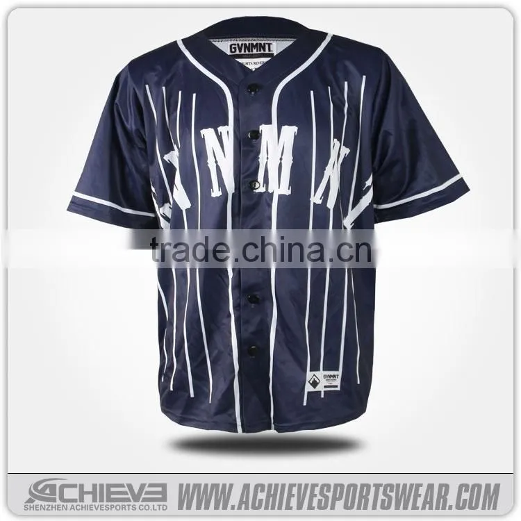 custom design baseball jersey with your logo & name