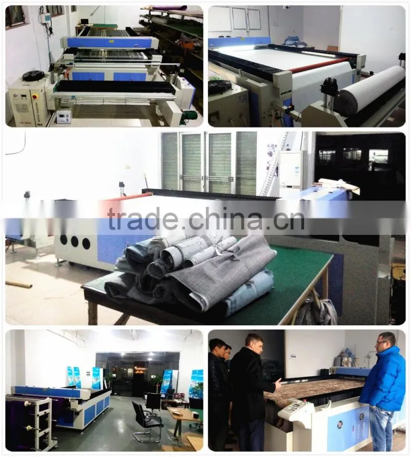 Texitile/fabric laser cutting machine for sofa furniture JQ1630