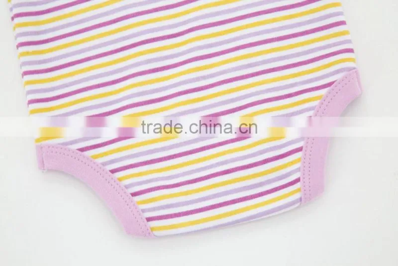 2017 Baby Clothes Stripe Style 100% Cotton Baby Rompers For Girl Jumpsuit