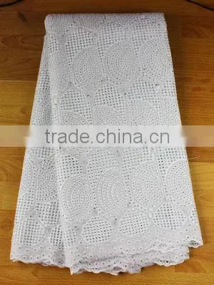 eyelet big heavy african cotton lace embroidery lace SL0303