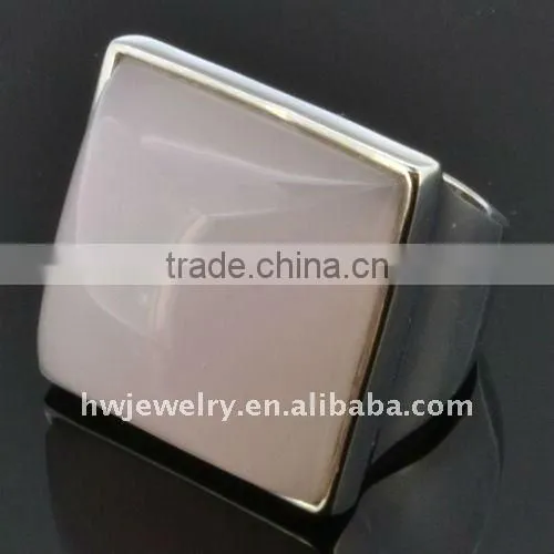 Big Stone Silver Ring Thing