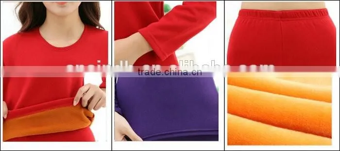 Custom Cheap Price Fashion Cotton Lady Heated Thermal Underwear