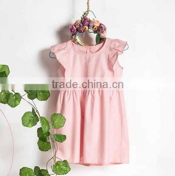 Latest Designer Cotton Skirt Kids Girl Short Dresses Matching Headband Sets