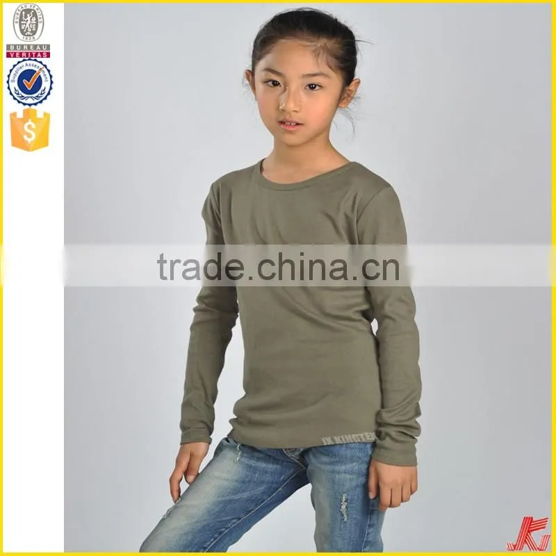 best-Selling China factory custom kids girls t shirt