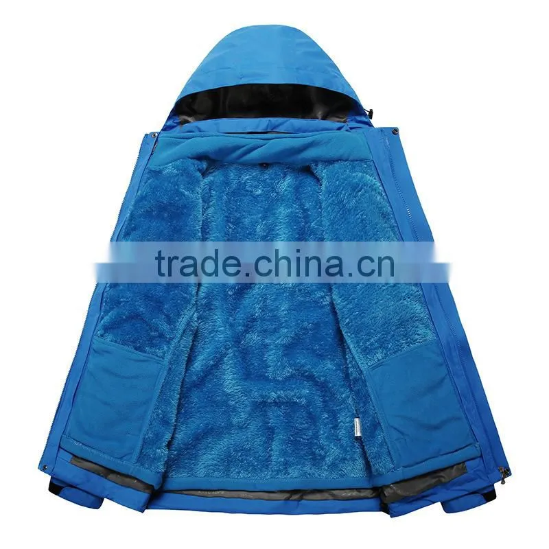 Men's Blue Thick Outstanding Softshell Jacket with Low Price