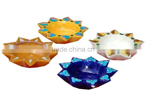 Blue Pottery Incense stand , Ceramic Incense stand