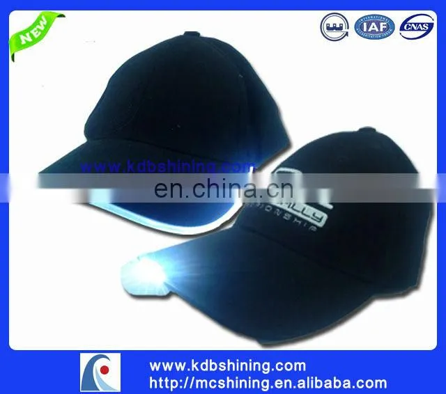 LED lighting customized youth baseball cap made in China