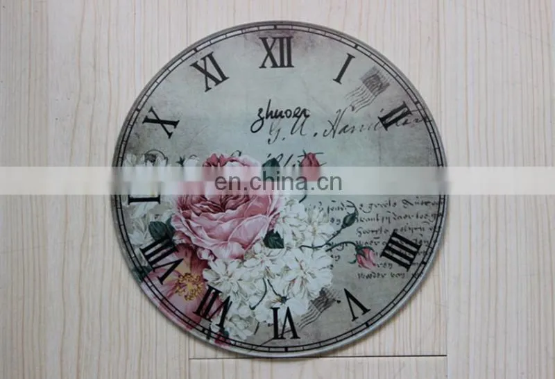 sublimation coated blank christmas glass clock
