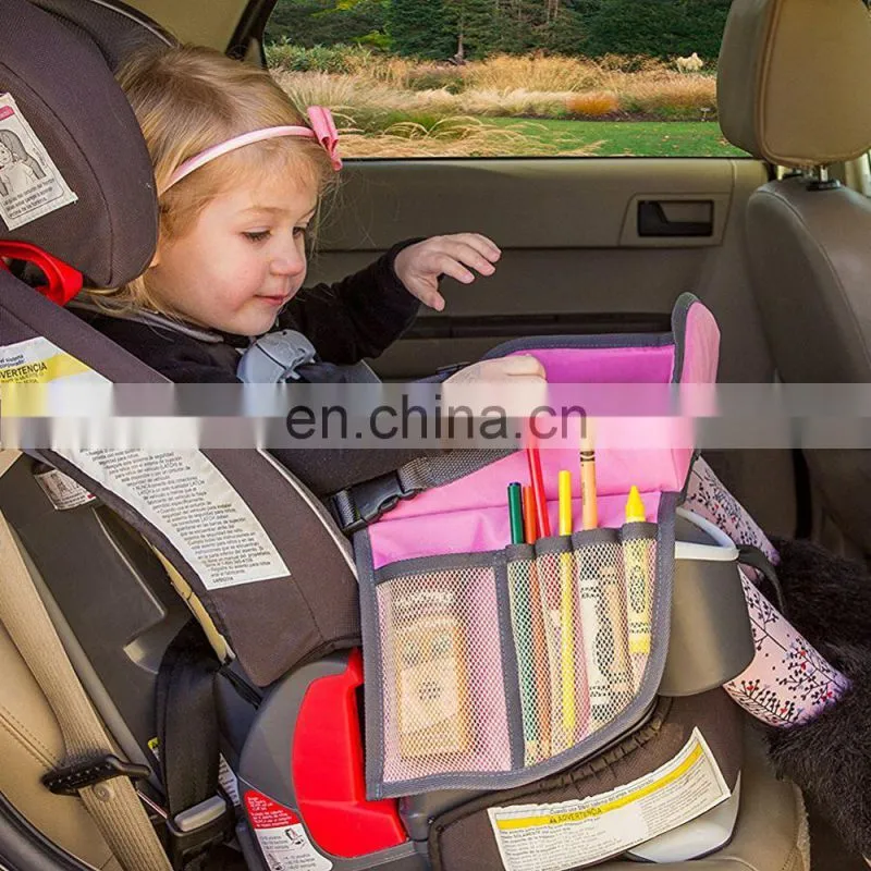 Kids Snack and Play Tray for Car Bus Train and Plane Kids Travel Tray