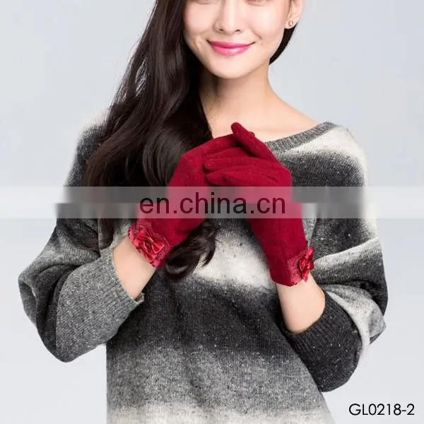 Cotton Glove Winter Ladies Girls Knitted Winter Glove Keep Your Hands Warm