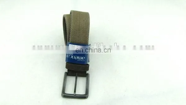 Fashion Canvas Belt With Leather For Men Waist Belt For Kids