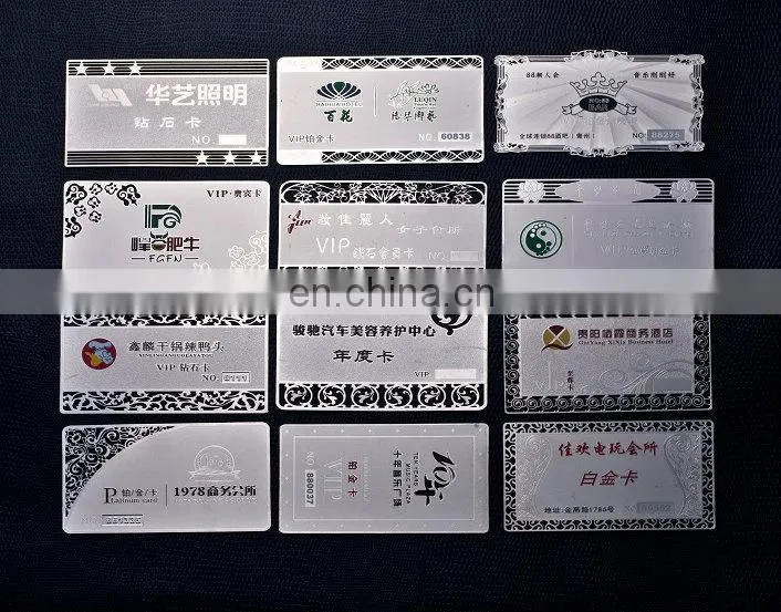 New technology business gift smart luxury metal card