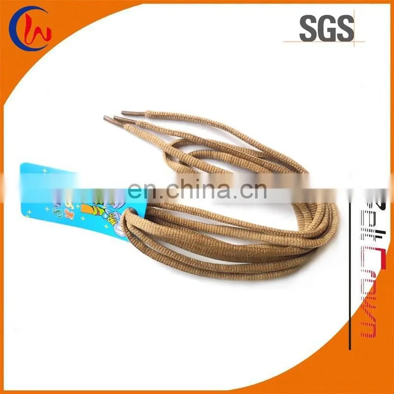 Hot selling polyester oval shoelace string