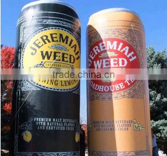 Custom High Quality giant advertising Inflatable display bottle