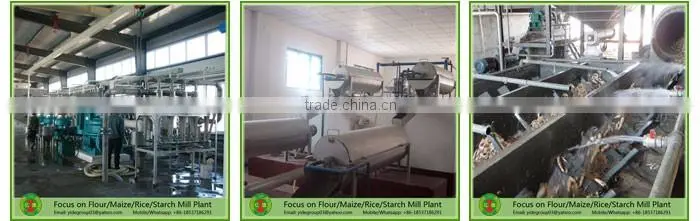 Professional design high capacity starch production line