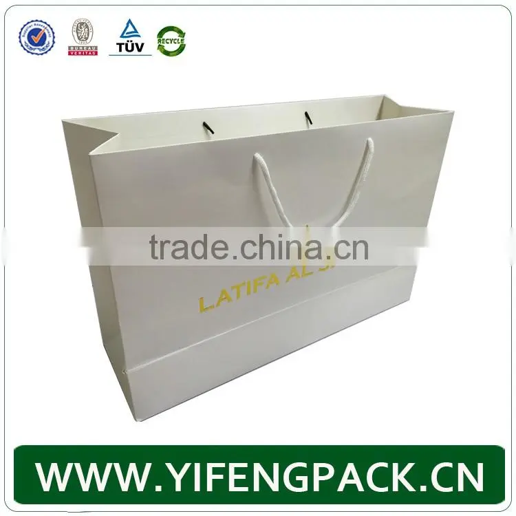 Personalized custom art paper gift paper bag with printing logo