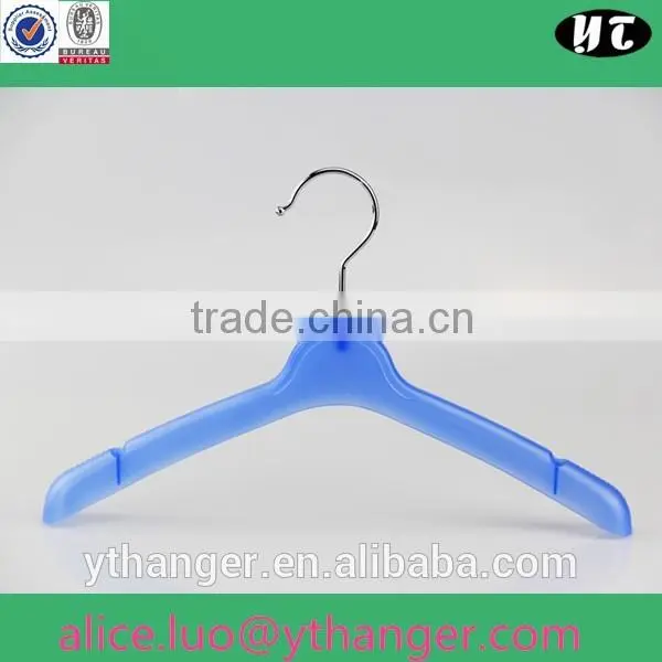 AL12 wholesale kids plastic short clothes hanger