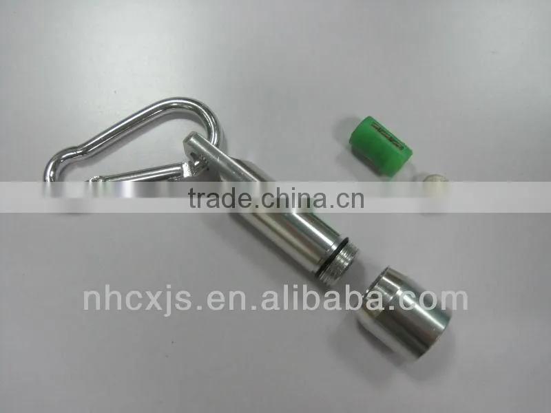 aluminium 1 led mini keychains flashlight for promotion gift