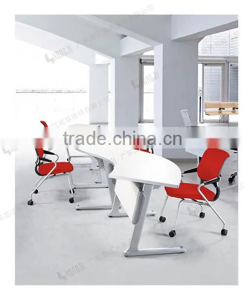 folding conference desk for commercial use S shape desk office desk