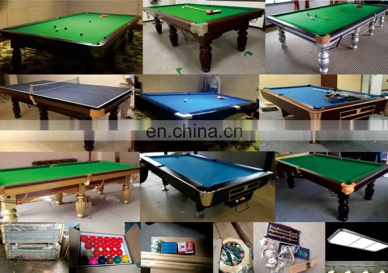Round MDF/STONE billiard table snooker table standard family club multifunctional round solid wood billiard table