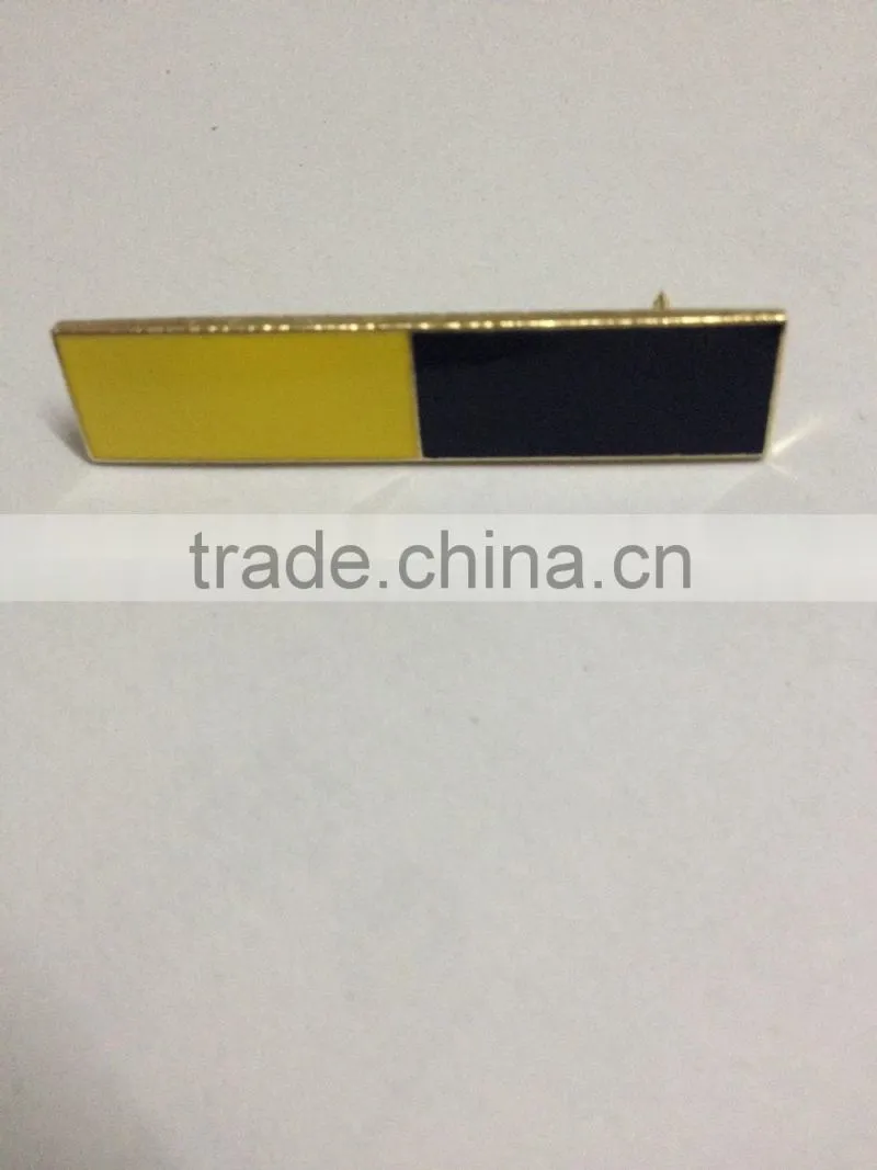 custom simplicity numberal iron lapel pin