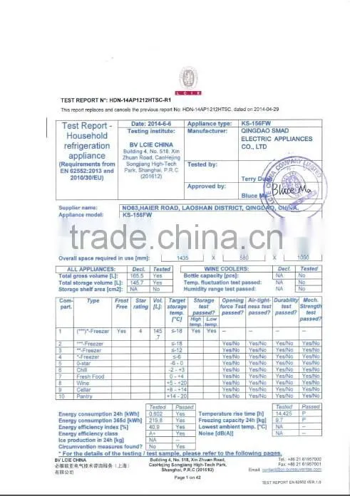 Wholesale China home freezer frozening meat for sale