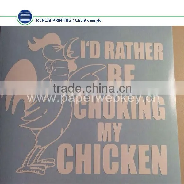 2015 New Material custom Vinyl Logo Stickers