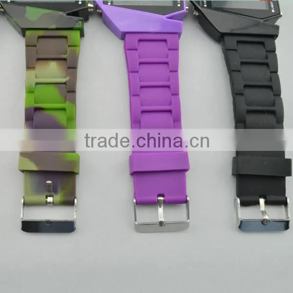 Fly design alarm clock stop watch smart led watch