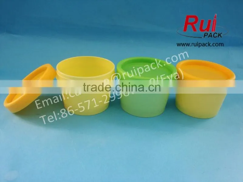 50g matte black single layer cream container, 50ml round frosted black one layer cream jar