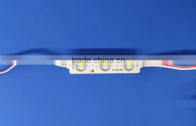 guangdong china factory SMD 5730/5630/5050/2835 led module red yellow blue green white cold-white with optical lens