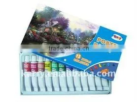 6 color 6ml box art poster paint