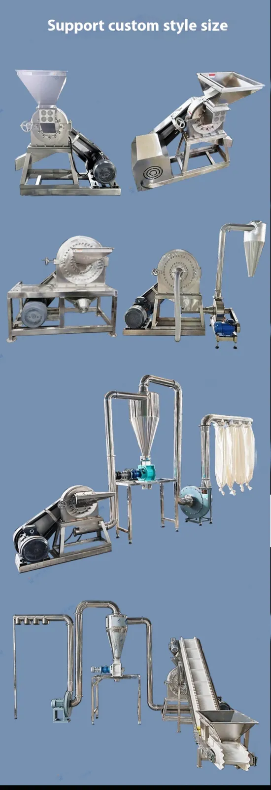 New Household Electric Corn Grinder with Chili Seasoning Production Line Maltose Jujube Kernel Crusher