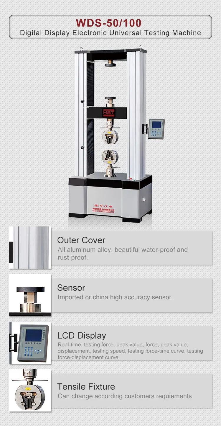 Manual Tensile Testing Machine 30KN / Parts of Universal Testing Machine