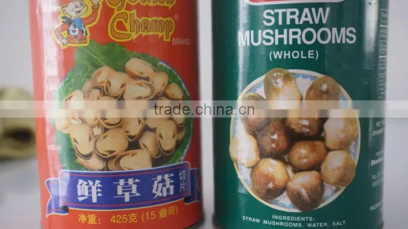 Canned Straw Mushrooms halves