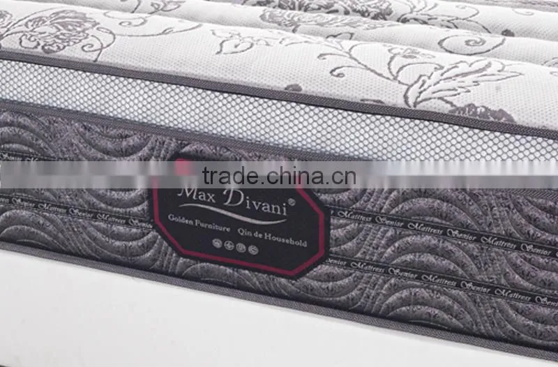 Bonnel spring pillow bamboo king size mattress ML2014-8