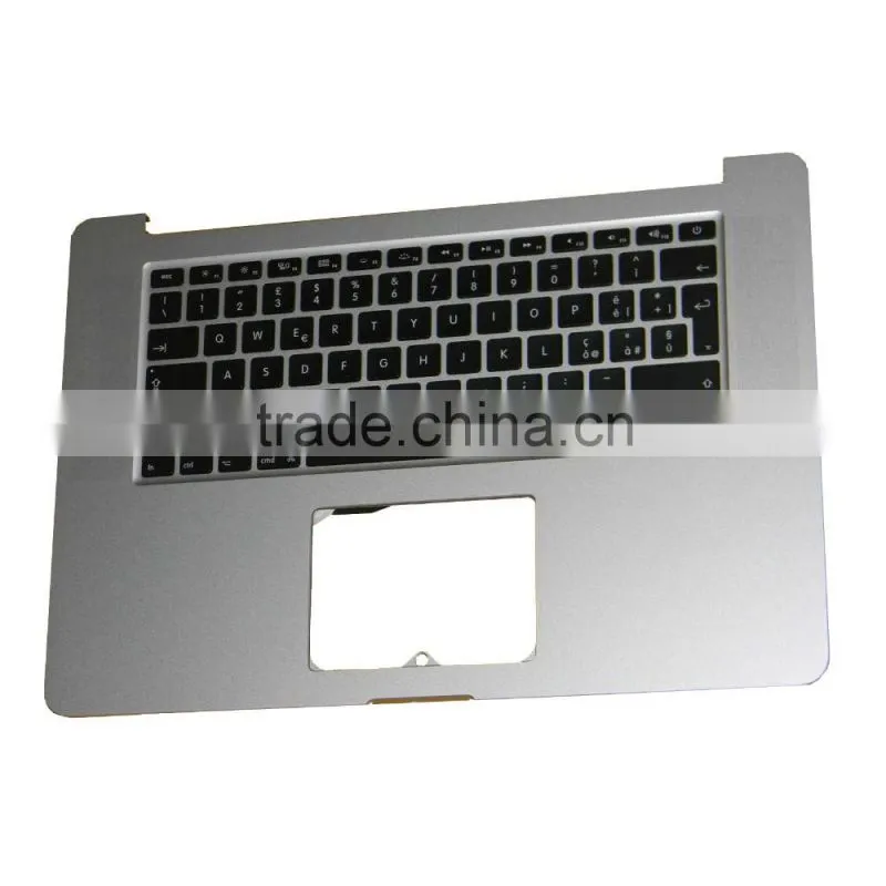 Factory Price For Apple MacBook pro retina A1398 Top case with keyboard 2013 Italian layout