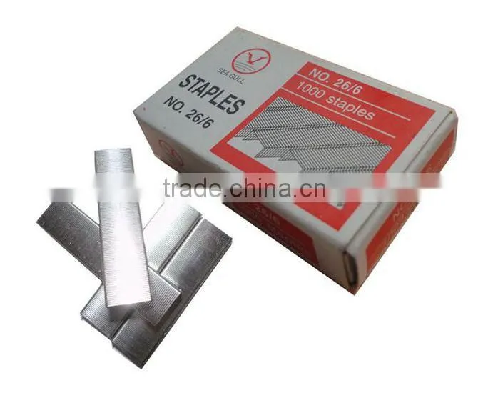 Wholesale standard office staple pin with galvanized color