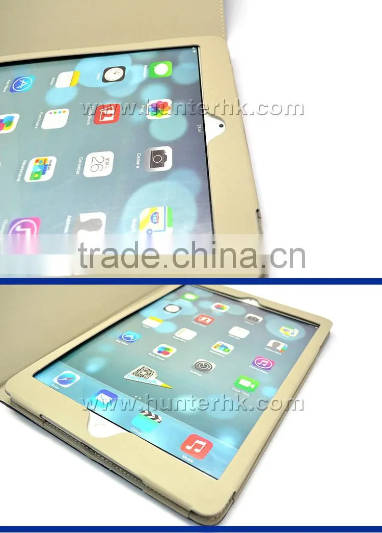 Blue Color PU Leather Tablet Case For iPad Mini