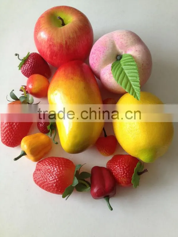 High quality and cheap decoration plastic imitation fruit