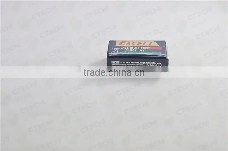 6LR61 alkaline battery 9V dry battery Excell brand