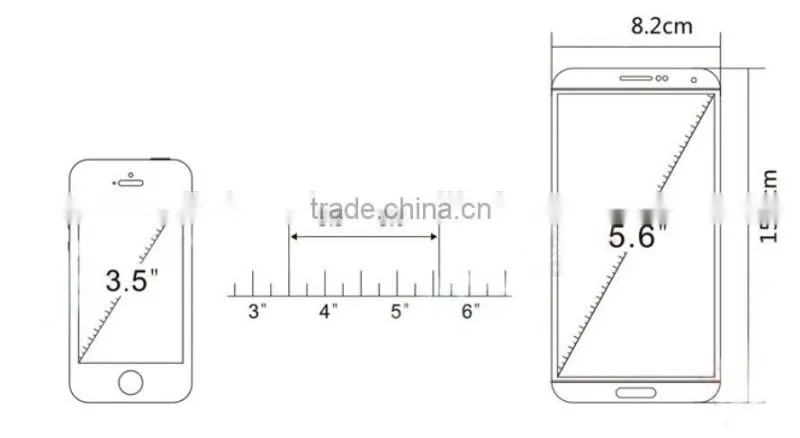 High Quality ABS material Virtual Reality VR Mobile Phone 3D Glasses 3D Movies Games With Resin Lens For 3.5 to 5.6" Smartphone
