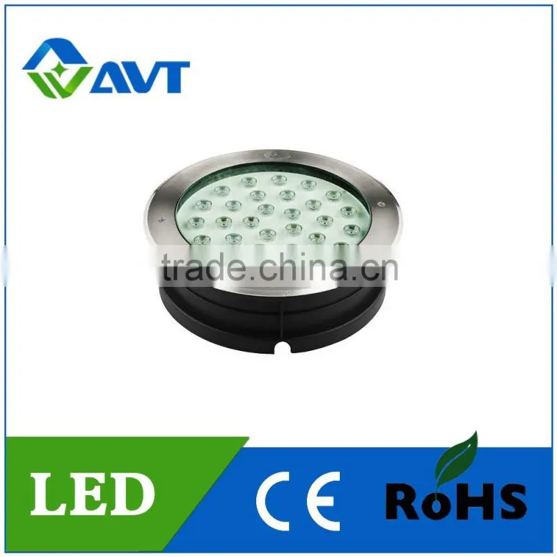 High quality low voltage DV12/24v 30W landscape underground led light with colourful