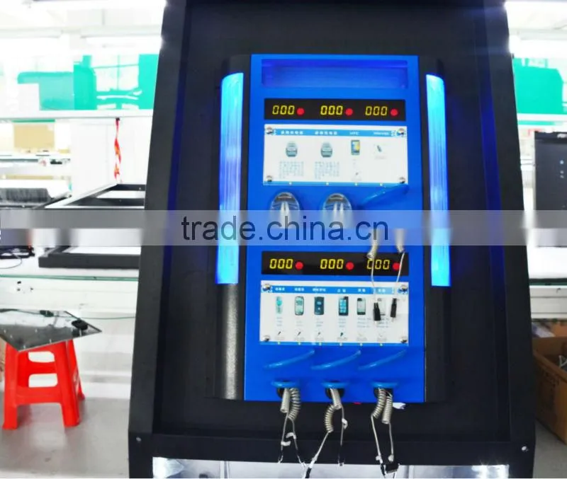 47 inch standing advertising player with brushing shoes function