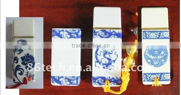 China style christmas gift usb ceramic usb flash drive 2.0