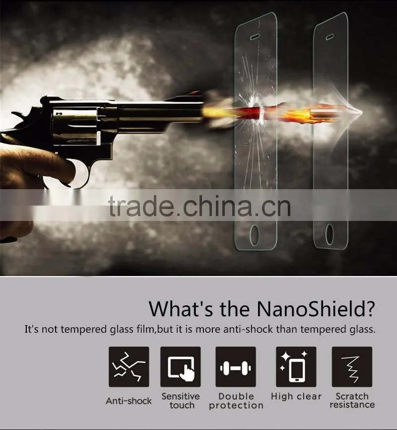New coming nano anti blue ray anti shock screen protector film for Sony Z4