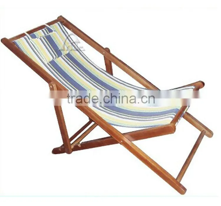 Outdoor Cheap Beach Chairs Wholesale Canvas And Wood Beach Chairs Folding Wooden Beach Chair Canvas