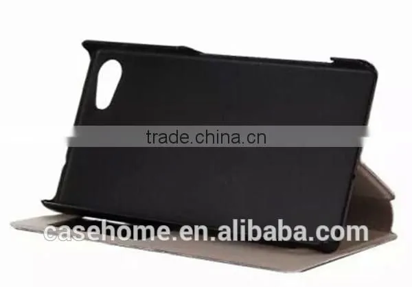 Painted PU Leather Case Cover For Sony Xperia Z5 Compact Premium